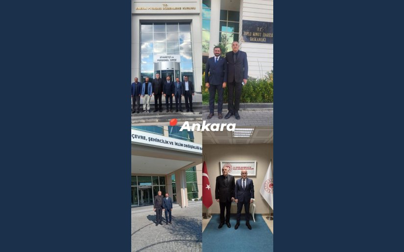 BAŞKAN AKBUĞA’DAN ANKARA’DA YOĞUN TEMAS TRAFİĞİ