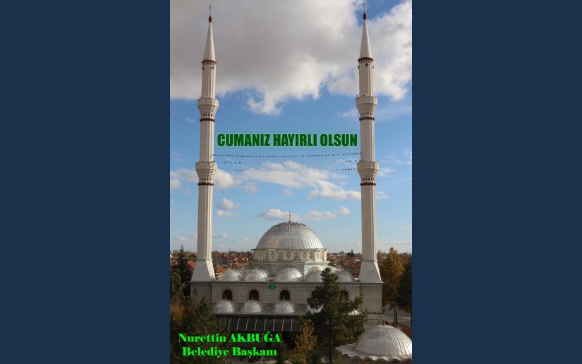 CUMANIZ HAYIRLI OLSUN