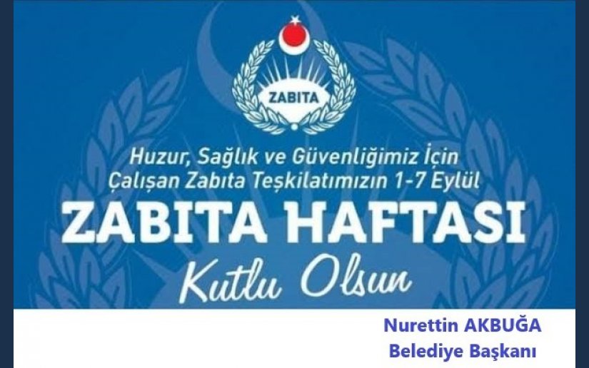 ZABITA HAFTASI KUTLU OLSUN.