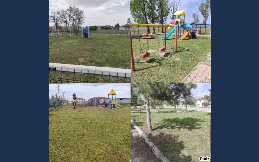 ÇOCUK OYUN ALANLARI ve PARKLARIN TEMİZLİĞİ YAPILIYOR.