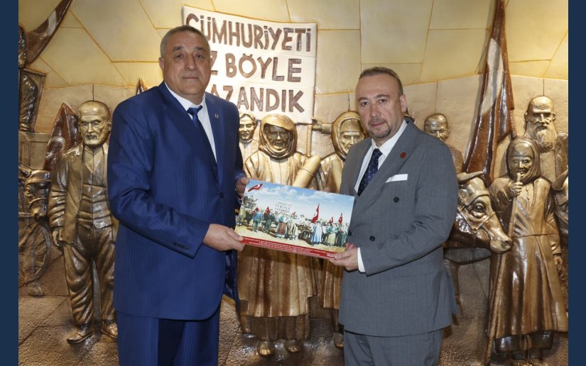 BELEDİYELER ARASI İŞ BİRLİĞİ GÖRÜŞMESİ: BAŞKAN AKBUĞA UŞAK’TA