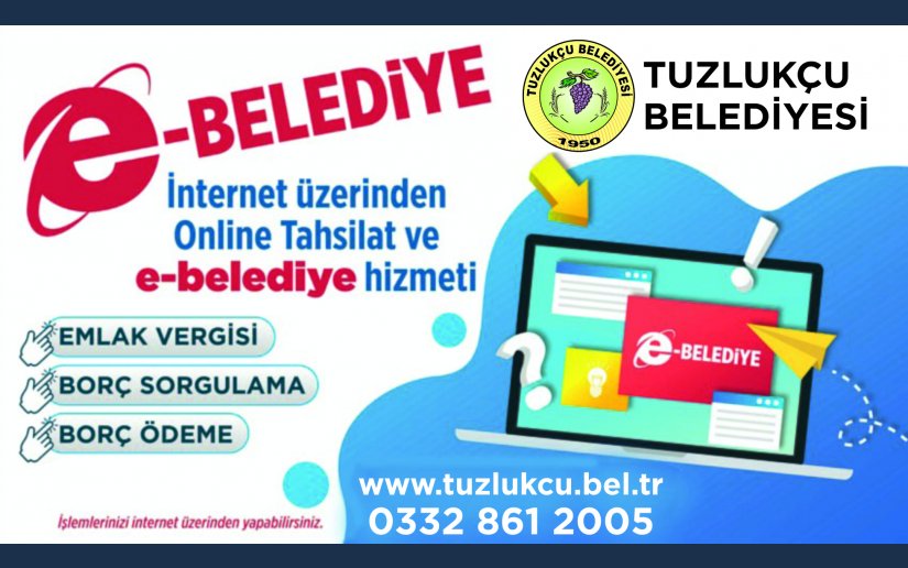 İNTERNET ÜZERİNDEN ONLİNE TAHSİLAT HİZMETE AÇILMIŞTIR 