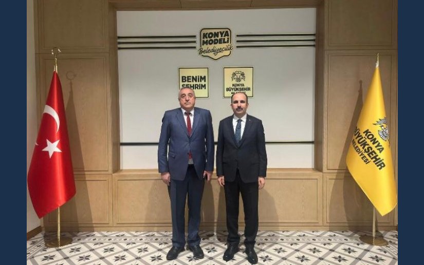 BAŞKAN AKBUĞA’DAN KONYA BÜYÜKŞEHİR BELEDİYESİ’NE ZİYARET