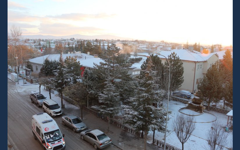 2025 YILININ İLK KAR'I İLÇEMİZE YAĞDI