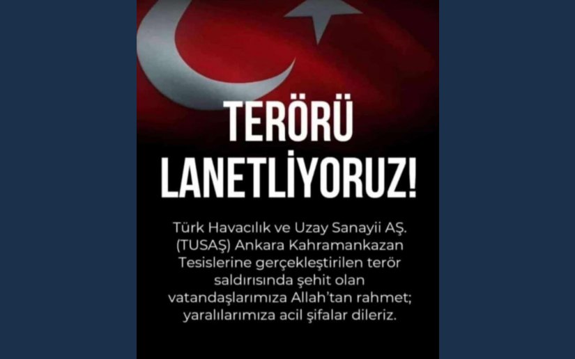 TERÖRÜ LANETLİYORUZ.