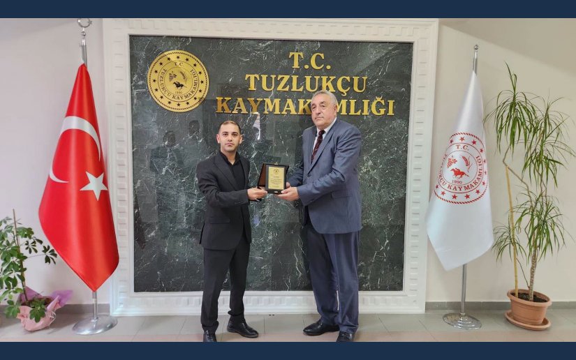 KAYMAKAM OKÇİN'E VEDA ZİYARETİ 